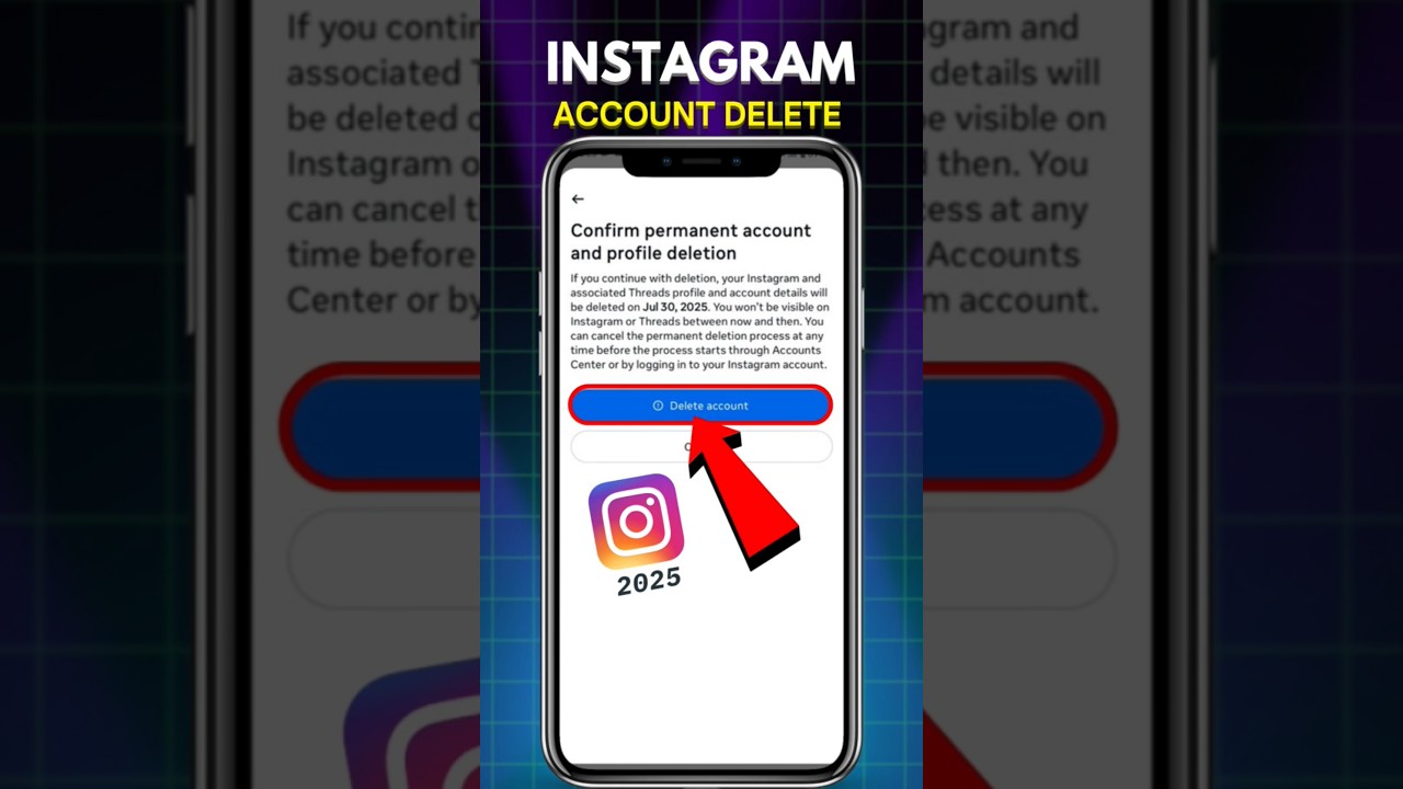 How To Delete Instagram Account 2025 | Delete Instagram How To Delete Instagram Account 2025 | Delete Instagram