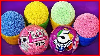 Learn Numbers Play doh Ice Cream Cups,LOL Dolls Surprise,Zuru 5,Disney Princess Kinder Eggs