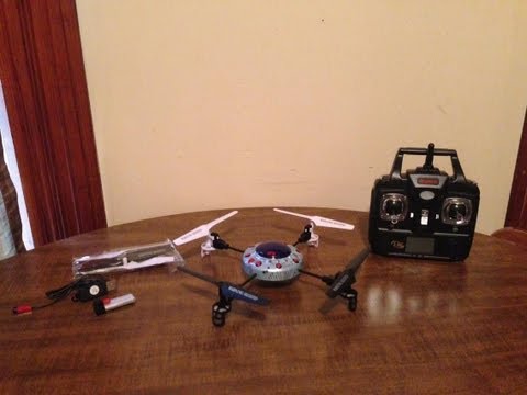 Syma X1 Quadcopter - Maiden Flight (with Review Commentary) My Syma X1 Quadcopter Finally Showed Up Today After About A Month In The Mail...