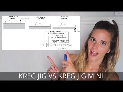 Kreg Jig K4 System vs Kreg Jig Mini | This or That DIY | How to Use a Kreg Jig