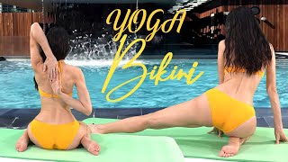Yoga Stretching Flexibiliti Bikini With Monny