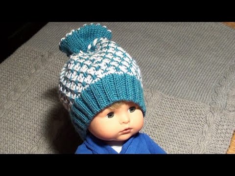 Вязание видео детские шапочки спицы Вязание видео детские шапочки спицы
