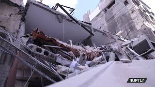Phoned-in Shelling Destroys Building in Gaza City