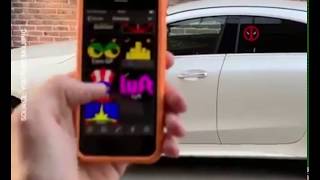 First Voice-Controlled Emoji Car Display