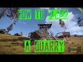 Rust - How to place a Quarry