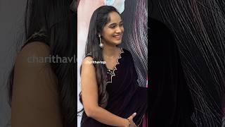 Black Saree Lo Tejaswini Gowda Ela Undhi At Event Bigg Boss Amardeep Wife