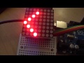 8X8 LED matrix with Arduino