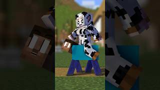 Herobrine Turned Cow Into A Girl - Monster School Minecraft Animation
