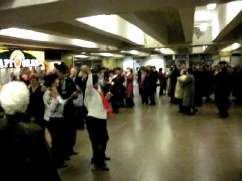 Kiev, Ukraine, underground dancing