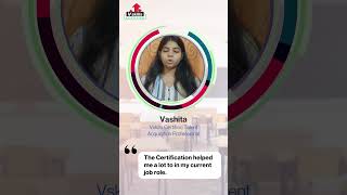 Vskills Certified - Vaa Testimonial