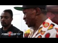 Floyd Mayweather Sr "That SOB aint KO no one in 5 years! we aint no illegal peoples"