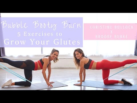 Bubble Booty Burn: 5 Exercises to Grow Your Glutes | Quick Burn | Christine Bullock x Brooke Burke
