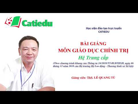 BÀI GIẢNG MÔN GIÁO DỤC CHÍNH TRỊ