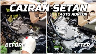 Cairan Ajaib Kerak Dan Noda Langsung Hilang - Cara Membersihkan Mesin Motor Dan Mobil