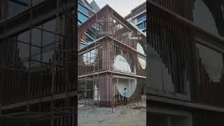 An Upcoming Building At Sector 132 Noida. Finishing Work In Full Swing