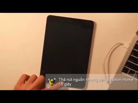 Hướng dẫn chạy lại phần mềm iPhone, iPad bằng itunes