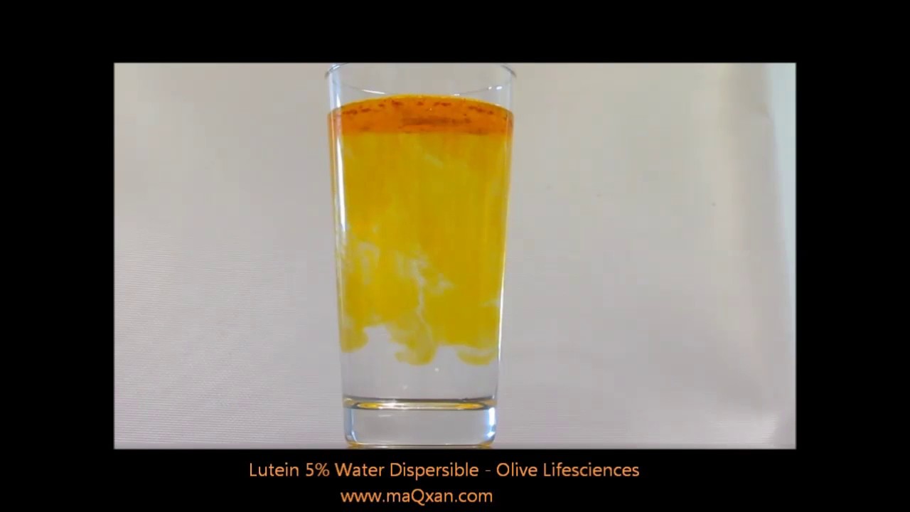 maQxan-5% (Free Lutein) Cold Water Dispersible / Soluble