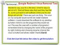 google redirect virus removal tool windows 7 (My working solution)