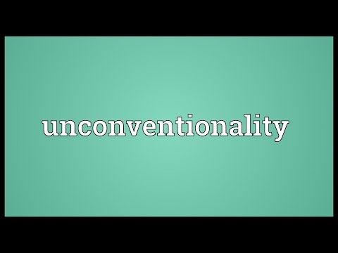 Header of unconventionality