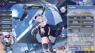 Azur Lane Uss Enterprise Wind Catcher L2D Skin Unique Touch