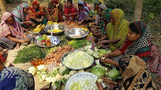 100 KG Fresh Vegetables & Rice Prepared By Village Women - Tasty Mixed Vegetables Rice Cooking 100 KG Fresh Vegetables & Rice Prepared By Village Women - Tasty Mixed Vegetables Rice Cooking