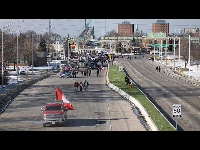 Bloqueos en Ottawa los manifestantes pasan de antivacuna a anti-Trudeau