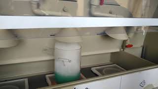 Gold jewelry acid polishing machine with acid gas treatment machine