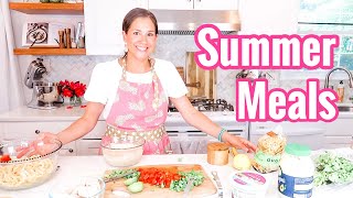 3 SUMMER DINNERS || QUICK AND EASY summer fun 2021