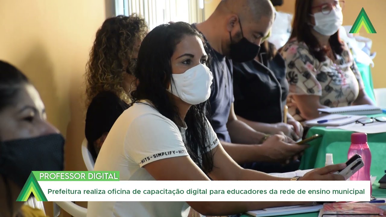 Prefeitura realiza oficina de capacitação digital para educadores da rede de ensino municipal