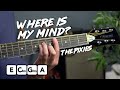 The Pixies - Where Is My Mind? Guitar Tutorial (Chords & Lead Guitar)