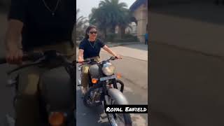 Atude Girl Riding Royal Enfield
