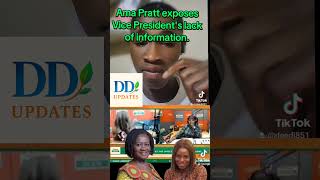 Ama Pratt Exposes Vice Presidents Lack Of Information