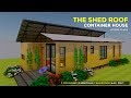 The Shed Roof Shipping Container 3 Bedroom House Design + Floor Plans | SHEDBOX 640