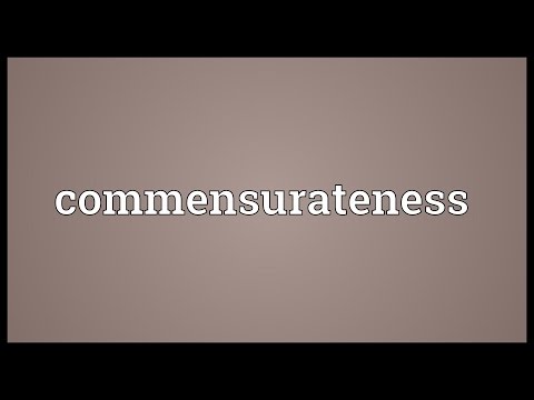 Header of commensurateness