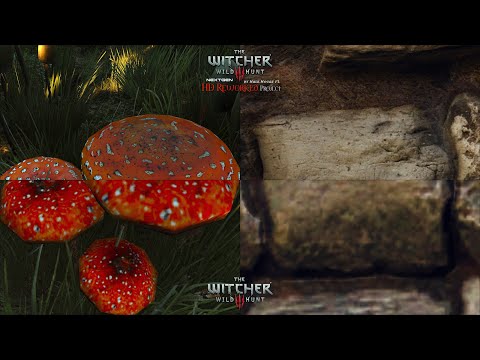 The Witcher 3 HD Reworked Project NextGen - Textures Quality Preview