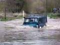 LAND ROVER DEFENDER 90 nearly SWEPT AWAY IN FORD