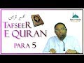 Tafseer e Quran para 5 By Sheikh Hafiz Jalaluddin Qasmi