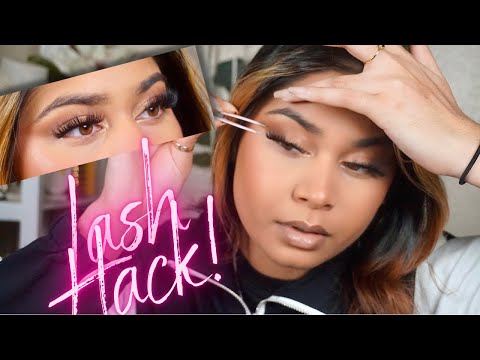 LASH HACK | How to Apply Lashes Underneath For Beginners! - YouTube