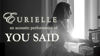 Watch Eurielle You Said video