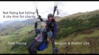 Not flying but falling! A sky dive for charity