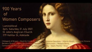 Lumina: Promo for 900 Years of Women's Concert in Adelaide Umbrella Festival - 31 July 2021