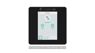 Systemair Save Hmi Activate Eco Mode