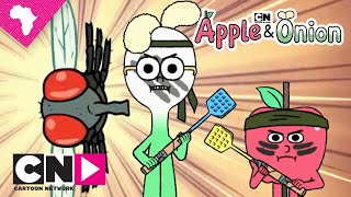 Apple & Onion Fly Out Cartoon Network Africa
