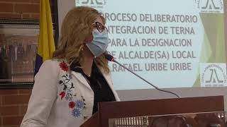 Elección "Terna" para elegir Alcalde de Rafael Uribe Uribe