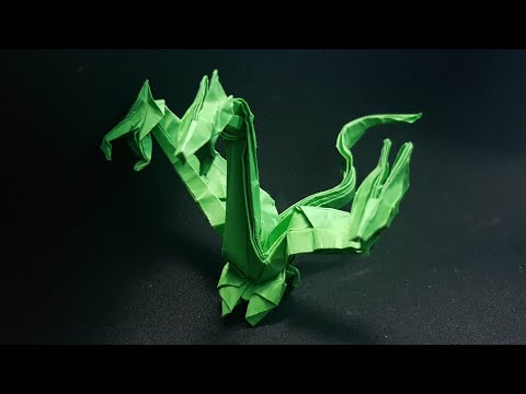 ORIGAMI - Gấp Rồng 3 Đầu || How To Make 3 Headed Dragon