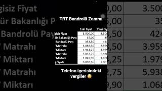 TRT Bandrolü Zammı Sonrası Telefon Fiyatları Nasıl Etkilenecek? #iphone #samsung