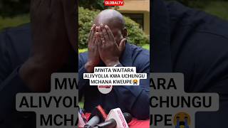 Mwita Waitara Alivyolia Kwa Uchungu Mchana Kweupe