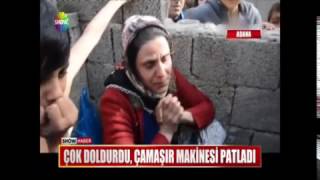 Çok Doldurdu, Çamaşır Makinesi Patladı