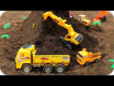 Camiones Infantiles de Construcción | Construction Vehicles Toys for Kids | Carros para Niños