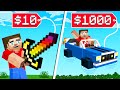 $10 VS $1000 Mods (Minecraft)